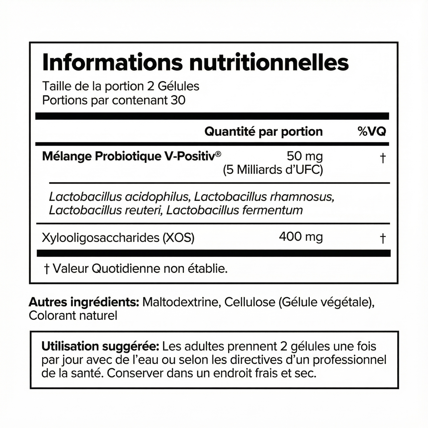 Gélules Probiotiques Vaginaux