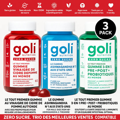 Trio  Prébiotique, Postbiotique et Probiotique