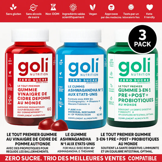 Trio  Prébiotique, Postbiotique et Probiotique