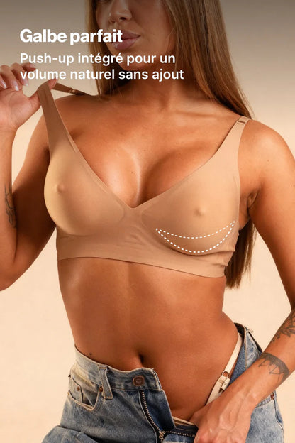 Soutien-gorge push-up invisible effet no bra